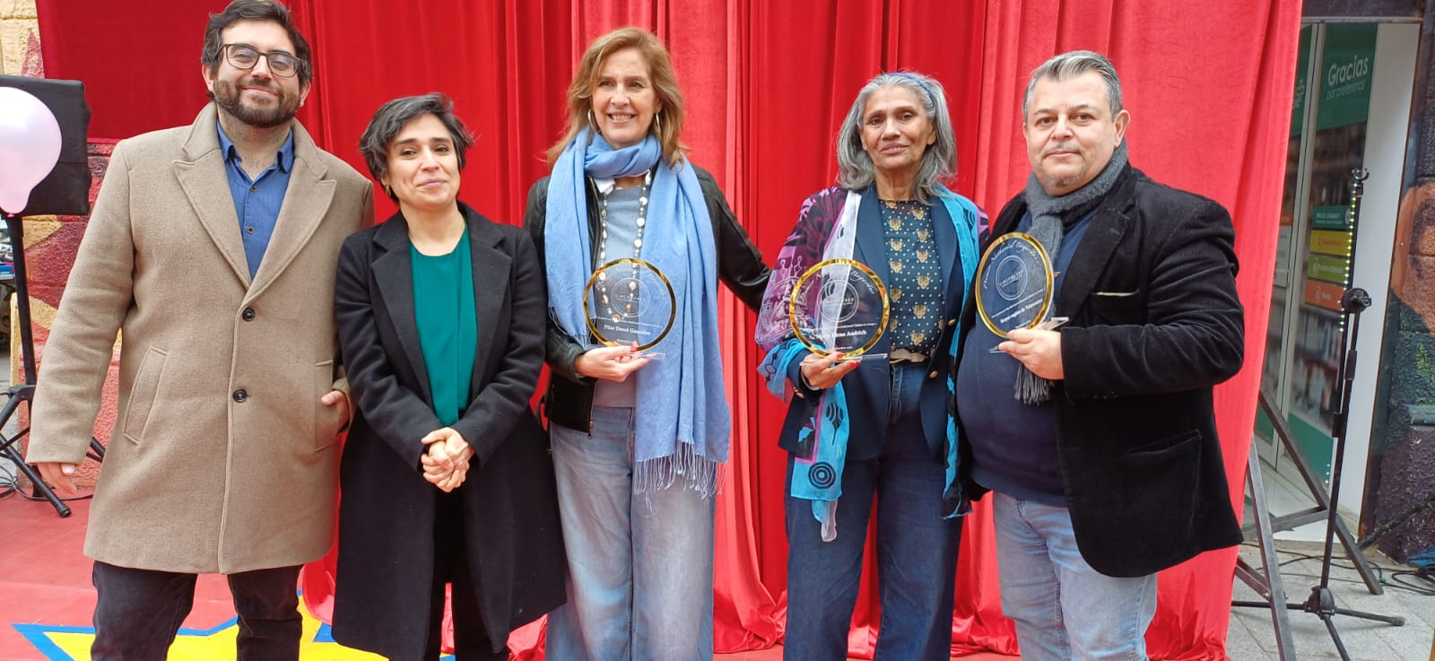 autoridades y premiados