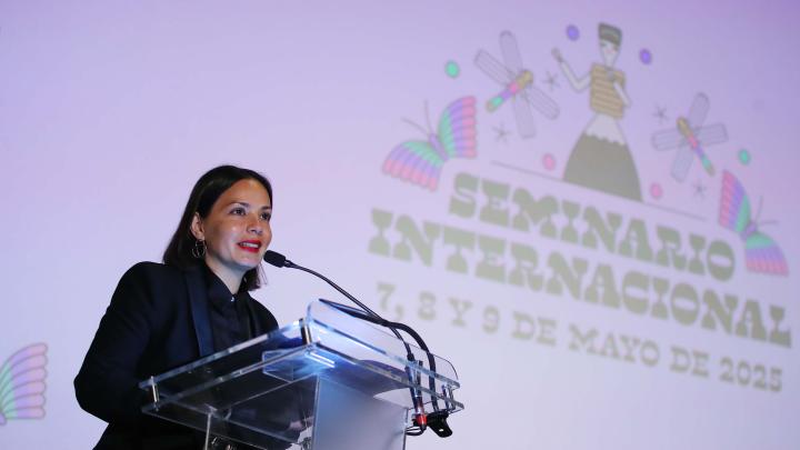 Ministra de las Culturas, Carolina Arredondo, inaugura el seminario internacional de patr