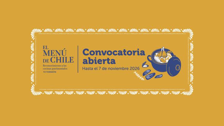 Convocatoria Menu de Chile 2026