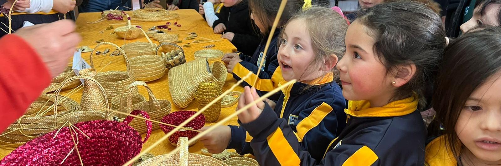 Taller de Cuelcha para escolares de Ninhue