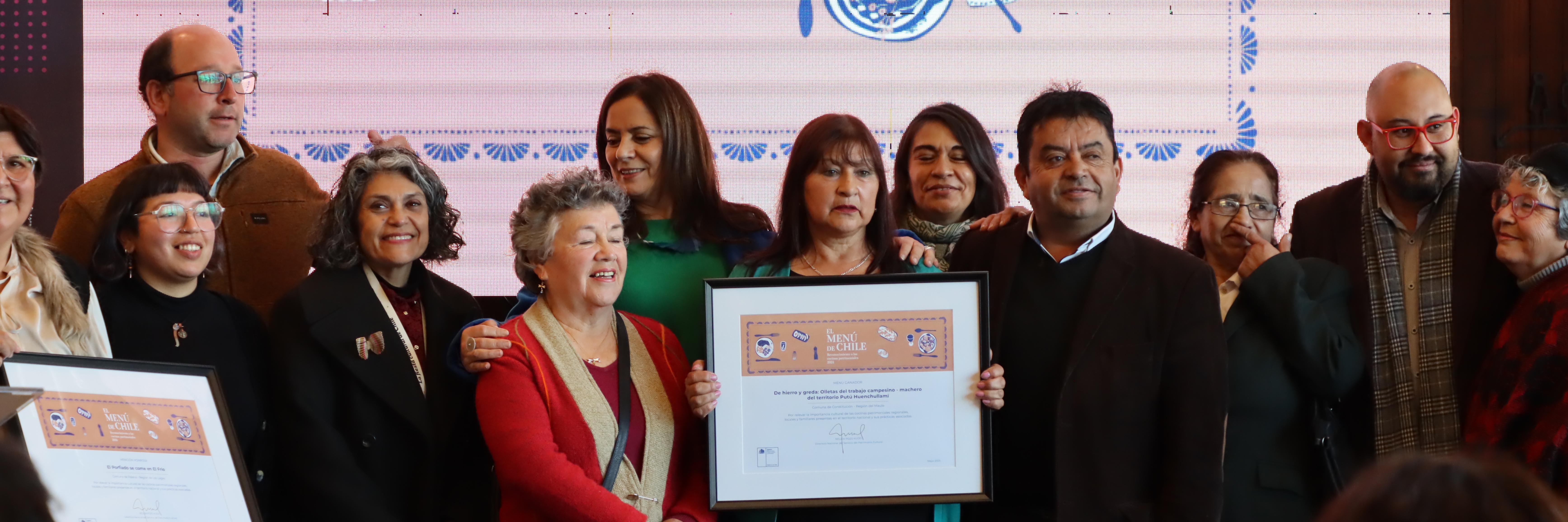 Ganadores del Menú de Chile en actividades