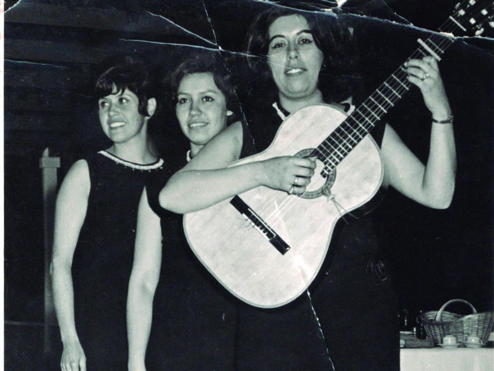 María Cristina Escobar Gatica, THV, Trío “Bermaricris”  Archivo personal a cargo de su amiga, Estela Zepeda, Villa Alemana, 16.01.24, fotógrafa Susana Villar