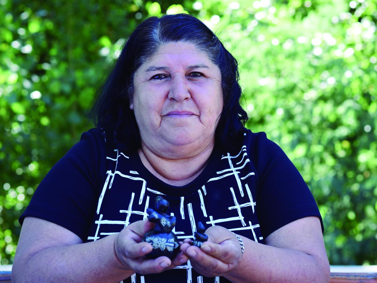 Retrato Guillermina Concha THV, Quinchamalí, 1.2.24. Fotógrafa Susana Villar