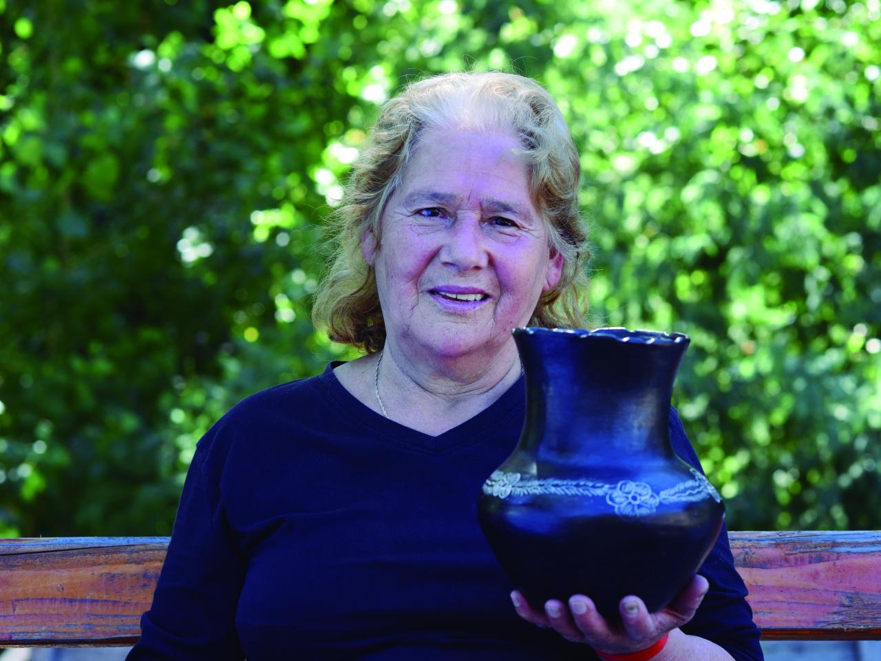 Retrato Humbertina del Carmen Romero Caro, THV, Quinchamalí, 1.2.24. Fotógrafa Susana Villar