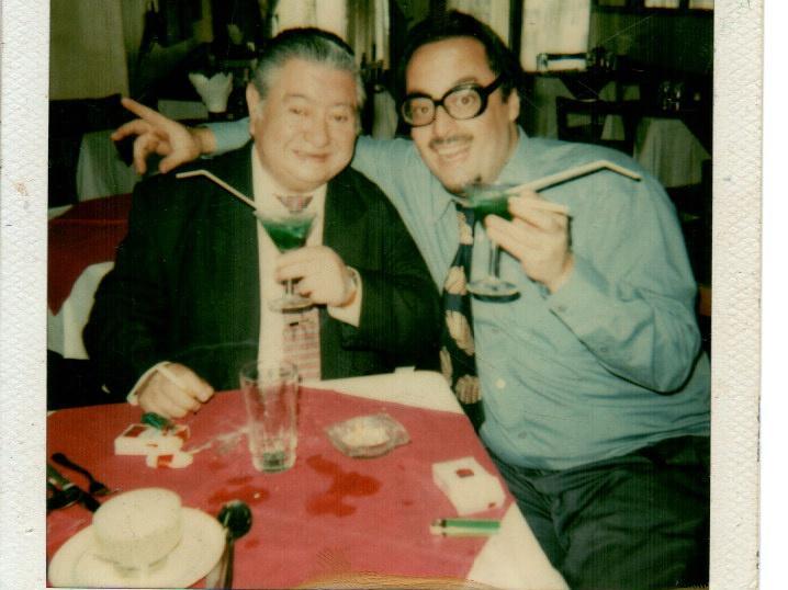Archivo Familiar, Miguel “Pollito” González Ramírez, THV, con amigo Titaé, sin información nombres, fechas, lugar