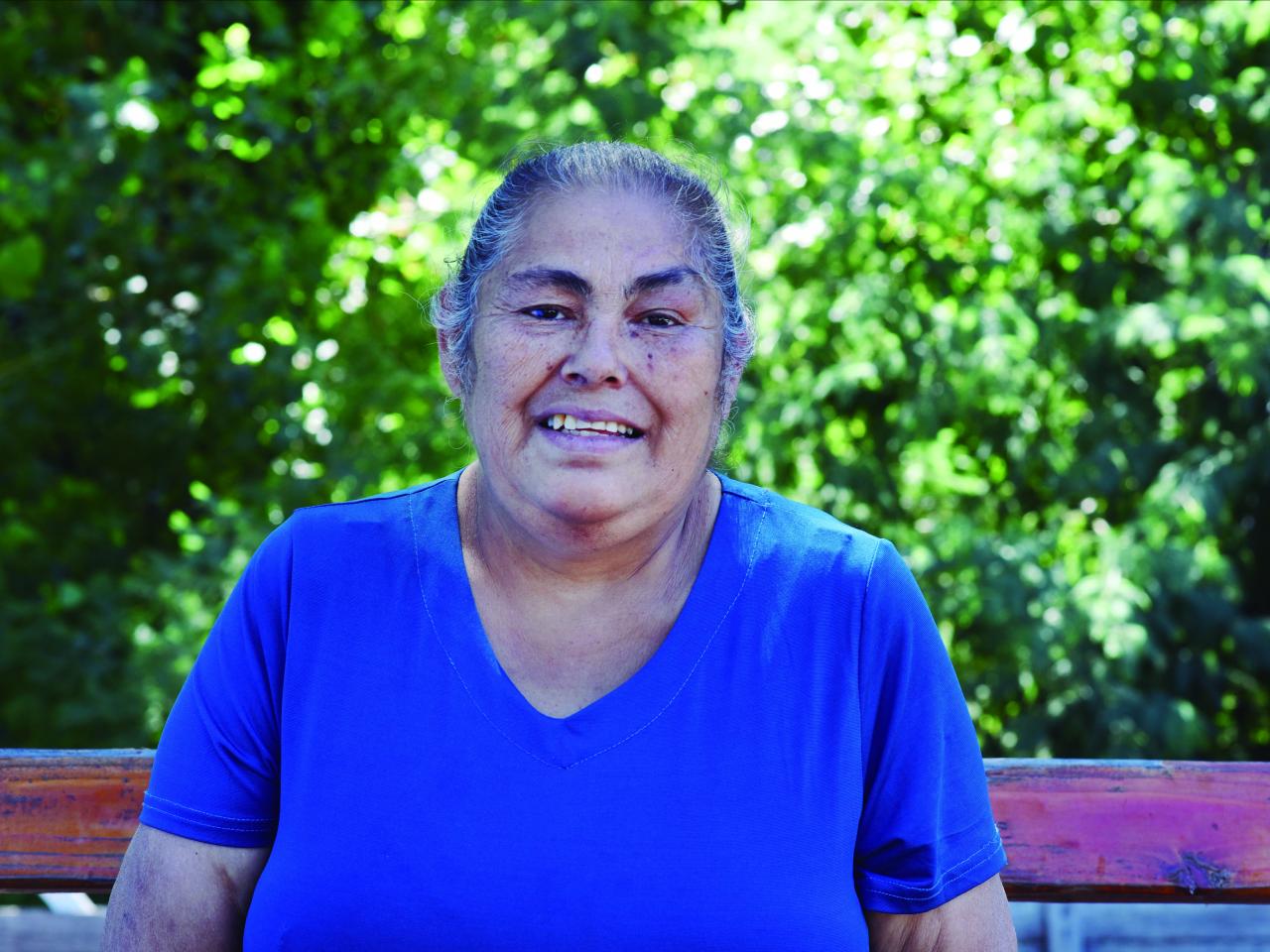 Retrato María Mónica Vielma Vielma, HV, Quinchamalí, 1.2.24. Fotógrafa Susana Villar