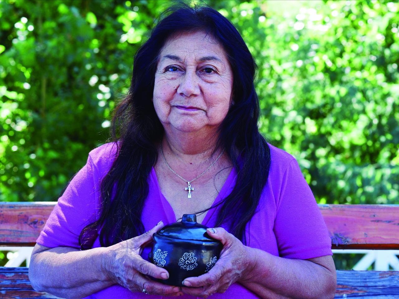 Retrato Doris Mercado Fuentes, THV, Quinchamalí, 1.2.24, Fotógrafa Susana Villar