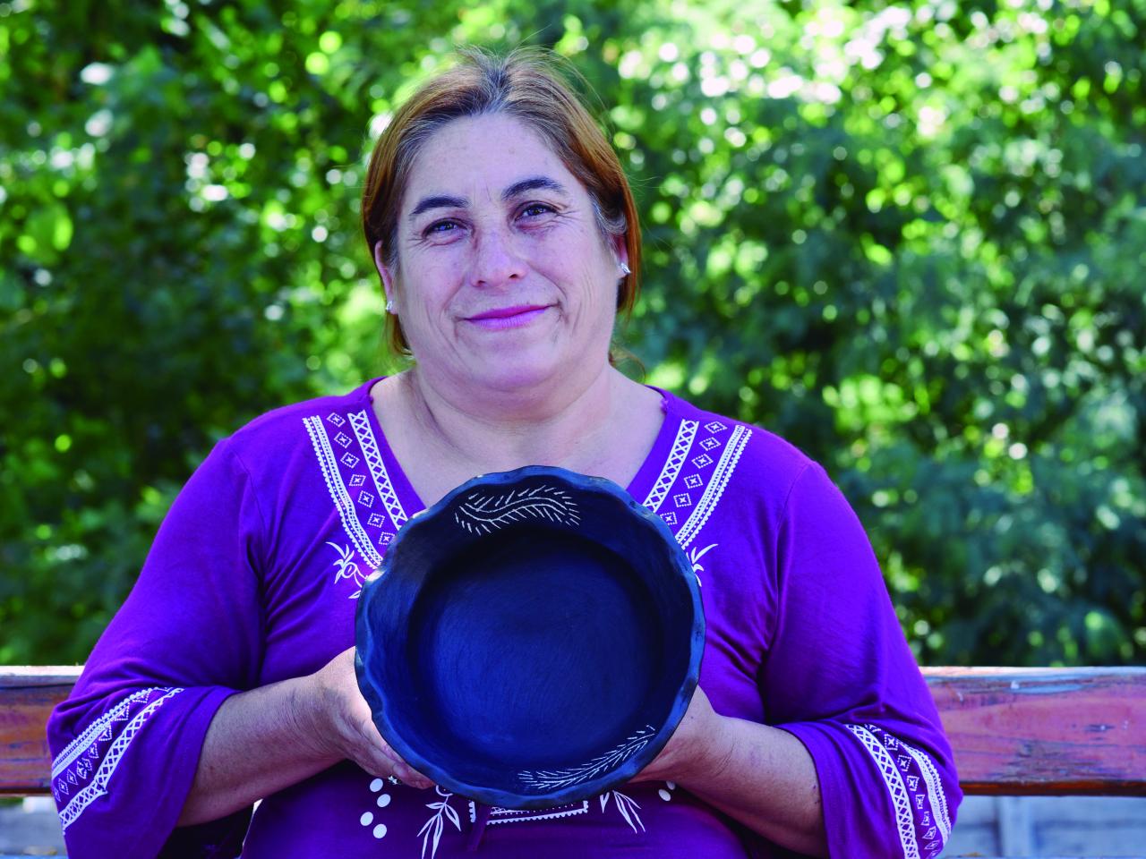 Retrato Maritrini Fuentes Carrizo, THV, Quinchamalí, 1.2.24. Fotógrafa Susana Villar