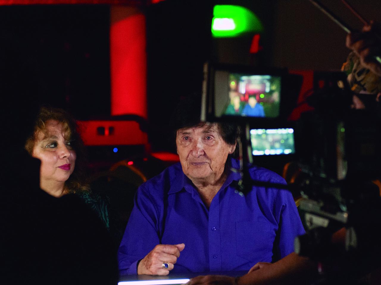 Entrevista María Teresa Ayram con Luis Alberto Martínez, THV, Sala Rívoli, Valparaíso, 18.01.24, fotógrafa_ Susana Villar