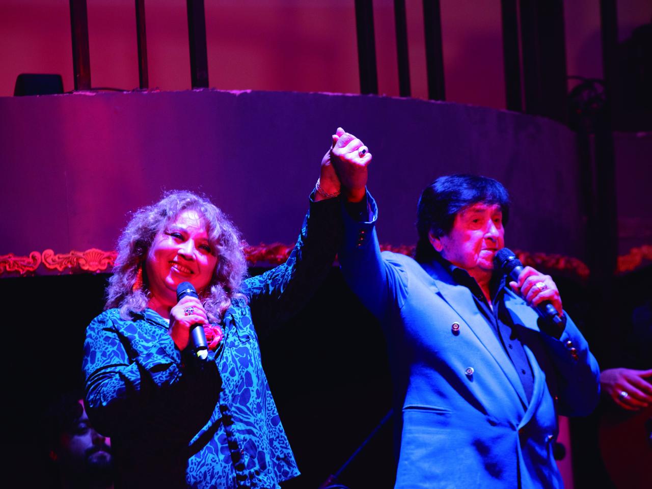 Concierto Luis Alberto Martínez, THV, junto a María Teresa Airam su esposa y Los Cantineros, Sala Rívoli, Valparaíso, 18.01.24 Fotógrafa Susana Villar
