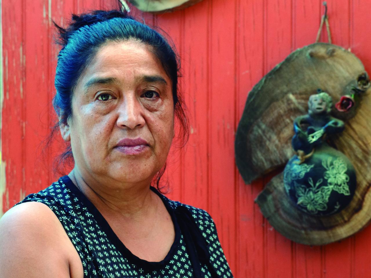 Retrato Marcela Muñoz Esparza, THV, Quinchamalí, 2.2.24. Fotógrafa Susana Villar