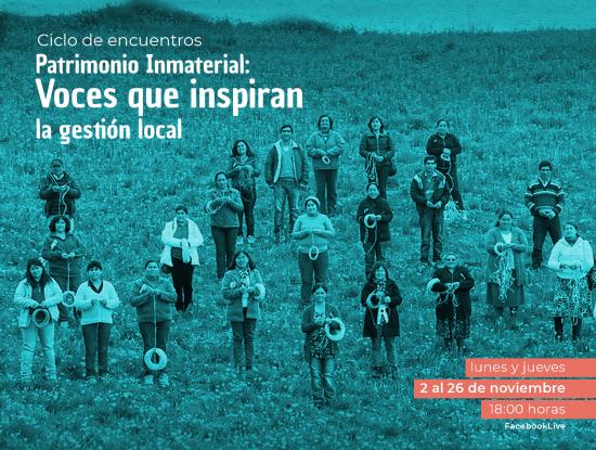 Programación: Portadores de tradiciones y actores locales protagonizan encuentros de Patrimonio Inmaterial