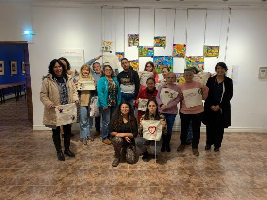 Exposición de bordados estará hasta finales de mayo