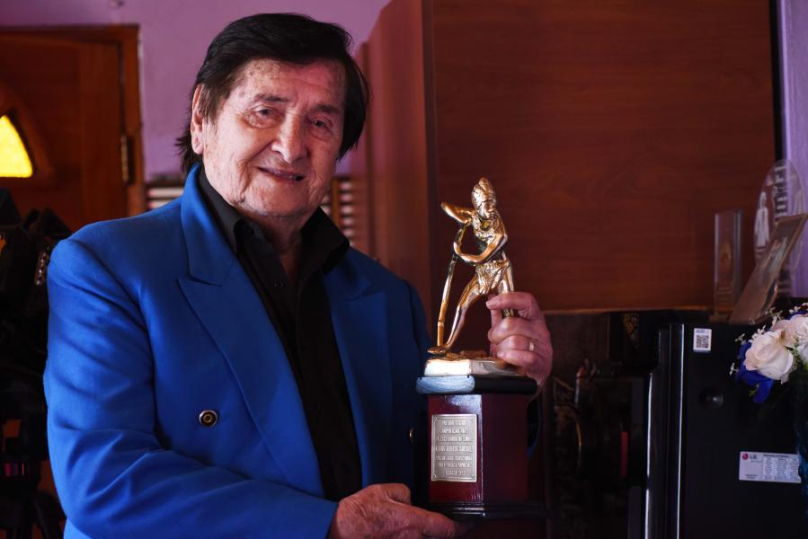 Retrato de Luis Alberto Martínez, THV, Valparaíso, 15.01.24   Fotografía Susana Villar