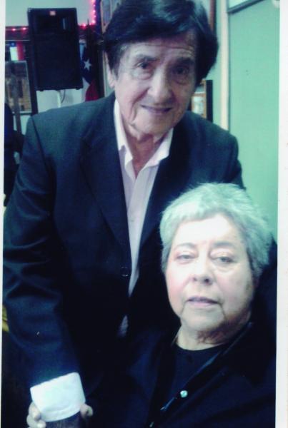 María Cristina Albornoz Gatica, THV, junto a Luis Alberto Martínez, THV, archivo personal a cargo de su amiga, Estela Zepeda, Villa Alemana, 16.01.24, Fotógrafa Susana Villar