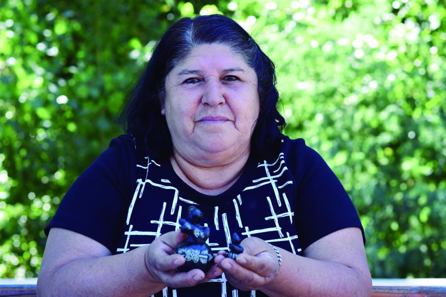 Retrato Guillermina Concha THV, Quinchamalí, 1.2.24. Fotógrafa Susana Villar