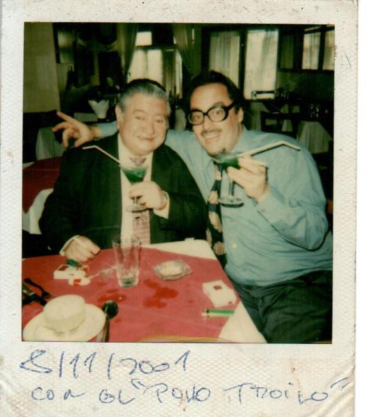 Archivo Familiar, Miguel “Pollito” González Ramírez, THV, con amigo Titaé, sin información nombres, fechas, lugar