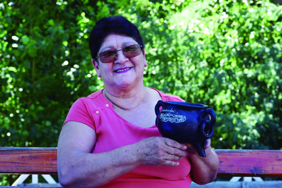 Retrato María González Vielma THV, Quinchamalí, 1.2.24. Fotógrafa Susana Villar