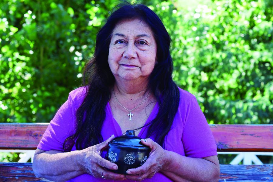 Retrato Doris Mercado Fuentes, THV, Quinchamalí, 1.2.24, Fotógrafa Susana Villar