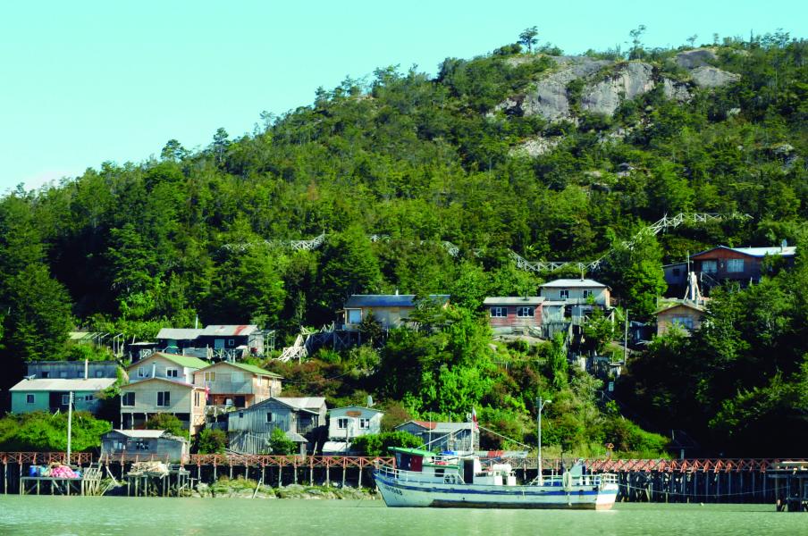 Paisaje Caleta Tortel Coyhaique. 9.02.24. Fotógrafa Susana Villar
