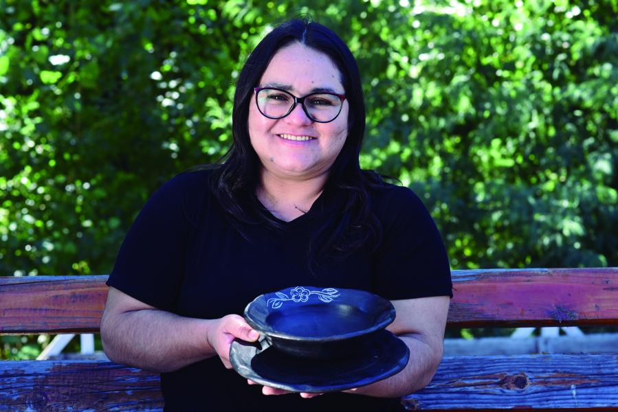 Retrato Fabiola Sobarzo Carrizo, THV, Quinchamalí, 2.2.24. Fotógrafa Susana Villar