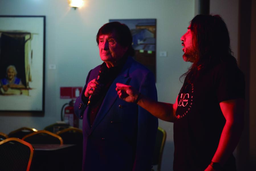 Preparación Concierto Luis Alberto Martínez, THV, Sala Rívoli, Valparaíso, 18.01.24. Fotógrafa Susana Villar