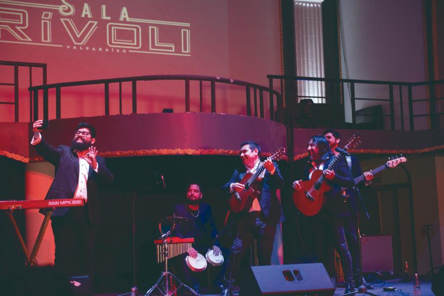 Los Cantineros, banda oficial de Concierto Luis Alberto Martínez, THV, Sala Rívoli, Valparaíso, 18.01.24 Fotógrafa Susana Villar