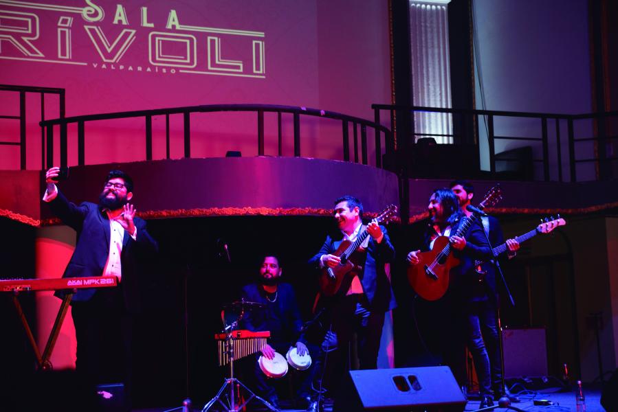 Los Cantineros, banda oficial de Concierto Luis Alberto Martínez, THV, Sala Rívoli, Valparaíso, 18.01.24. Fotógrafa Susana Villar