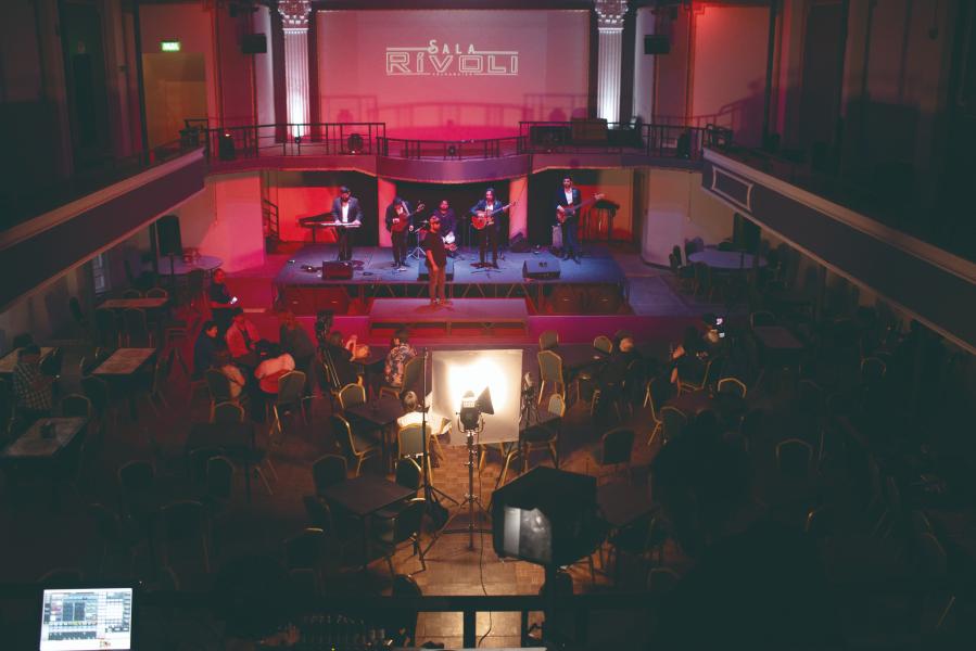 Preparación Concierto Luis Alberto Martínez, THV, Sala Rívoli, Valparaíso, 18.01.24 Fotógrafa Susana Villar