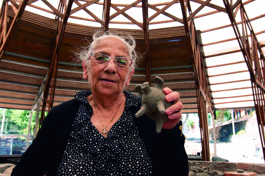 Retrato María Ortega Sandoval THV, Quinchamalí, 3.2.24. Fotógrafa Susana Villar