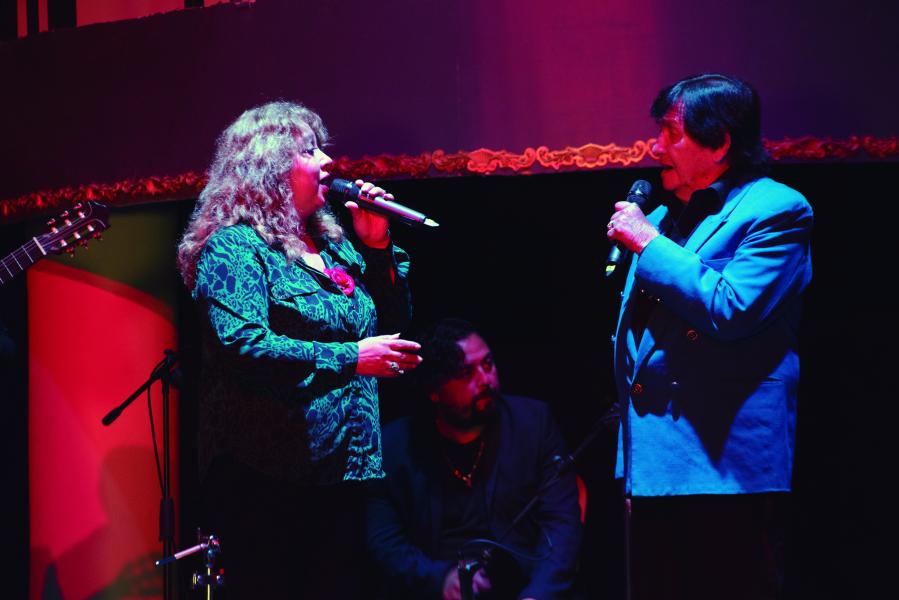 Concierto Luis Alberto Martínez, THV, junto a María Teresa Airam su esposa y Los Cantineros, Sala Rívoli, Valparaíso, 18.01.24. Fotógrafa Susana Villar