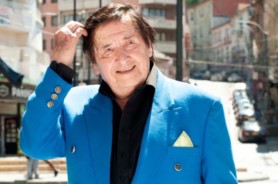 Retrato de Luis Alberto Martínez, THV, Plaza Aníbal Pinto, Valparaíso,15.01.24 Fotógrafa Susana Villar