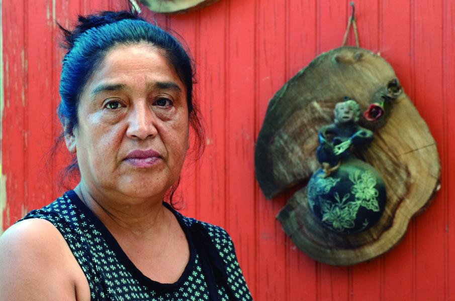 Retrato Marcela Muñoz Esparza, THV, Quinchamalí, 2.2.24. Fotógrafa Susana Villar