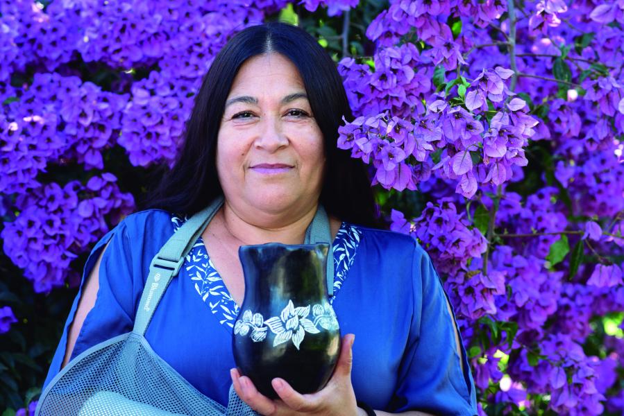 Retrato Edelmira Montti Figueroa, THV, Quinchamalí, 3.2.24. Fotógrafa Susana Villar