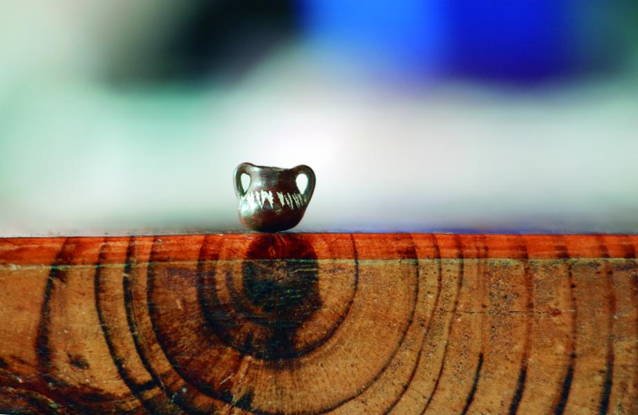 Obra miniatura de Edelmira Montti Figueroa, THV. Quinchamalí, 3.2.24. Fotógrafa Susana Villar